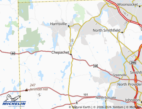 Mappa MICHELIN Chepachet - ViaMichelin
