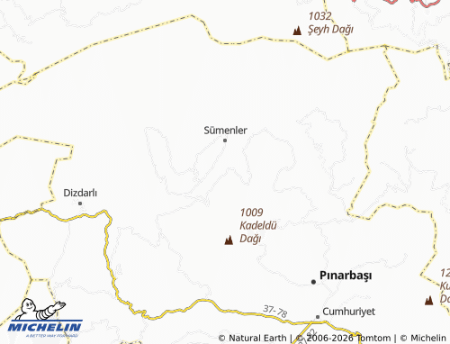MICHELIN Urva map - ViaMichelin