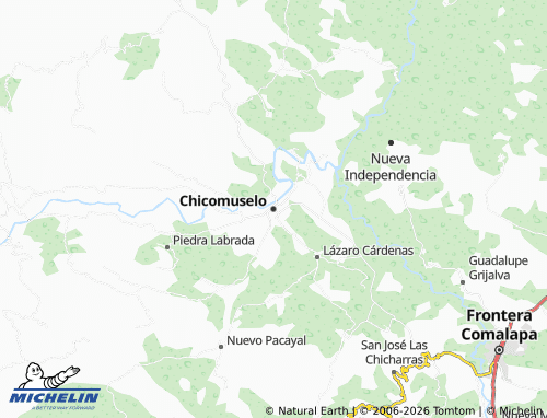 Mappa MICHELIN Chicomuselo - ViaMichelin