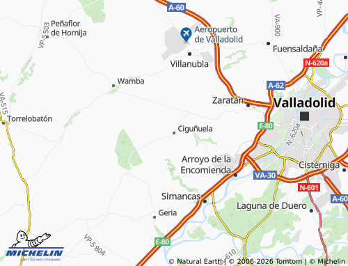 MICHELIN Ciguñuela map - ViaMichelin