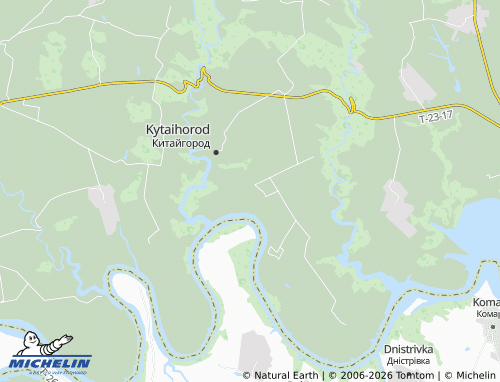 MICHELIN Demshyn map - ViaMichelin