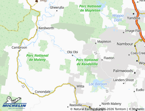 Mapa MICHELIN Obi Obi - ViaMichelin