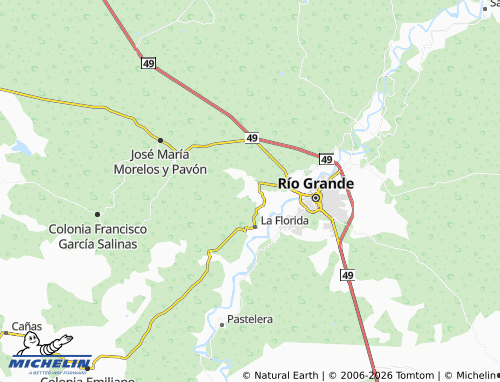 Mappa MICHELIN Tierra Blanca - ViaMichelin
