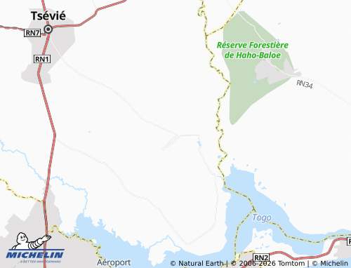 Mapa MICHELIN Tsame - ViaMichelin