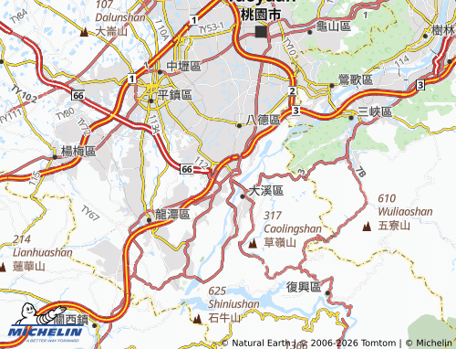 Mappa MICHELIN pan long qi - ViaMichelin