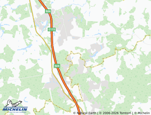 Carte MICHELIN Rudiny - ViaMichelin