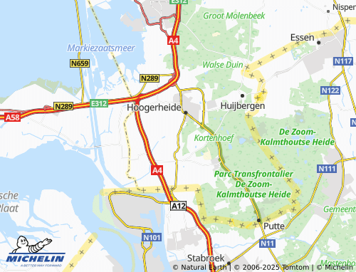MICHELIN Calfven map - ViaMichelin