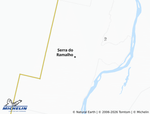 Mapa MICHELIN Serra do Ramalho - ViaMichelin