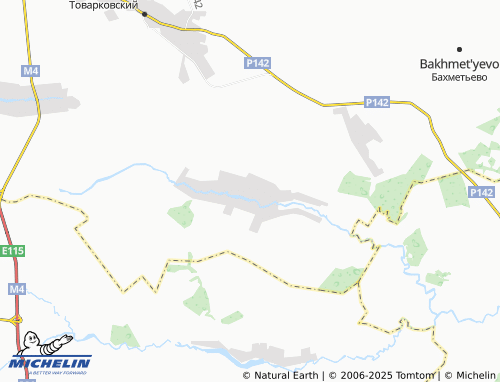 MICHELIN Malevka map - ViaMichelin
