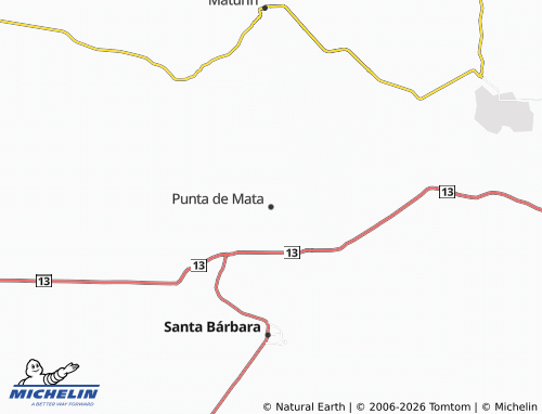 Mapa MICHELIN Punta de Mata - ViaMichelin