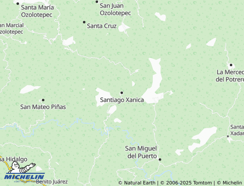 MICHELIN Santiago Xanica map - ViaMichelin