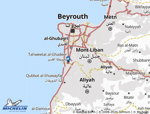 Mapa MICHELIN Burj al-Barajinah - ViaMichelin