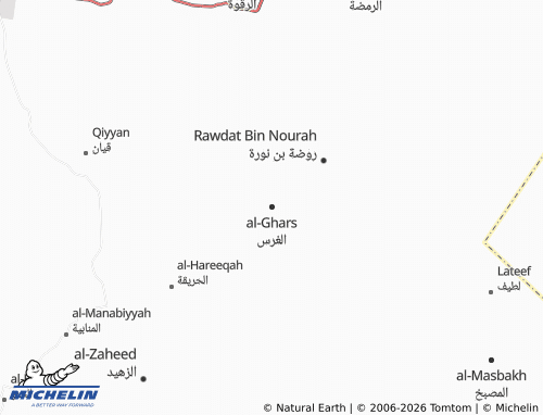 Mapa MICHELIN al-Ghars - ViaMichelin