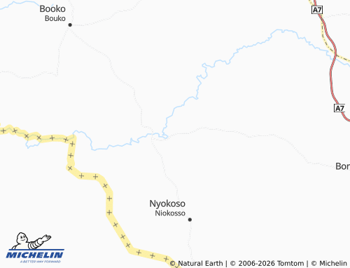 MICHELIN-Landkarte Vafindougou - ViaMichelin
