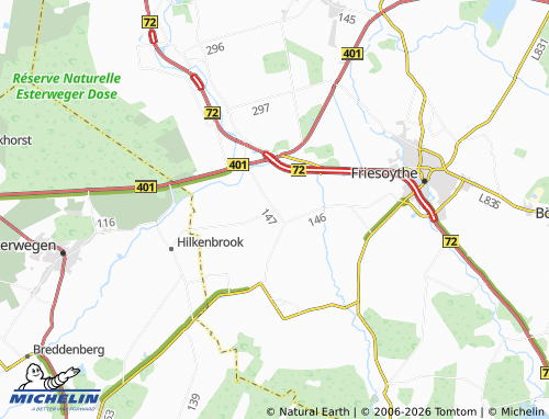 MICHELIN Neuscharrel map - ViaMichelin