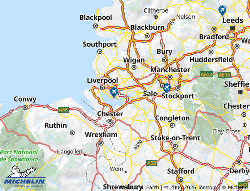 MICHELIN Halton map - ViaMichelin