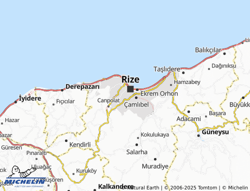 Mapa MICHELIN Atmeydanı - ViaMichelin