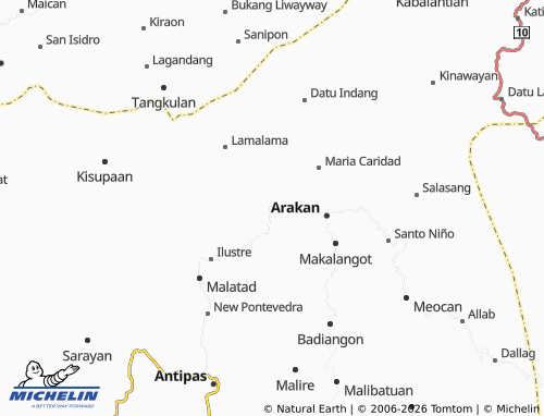 Mappa MICHELIN Bato-Bato - ViaMichelin