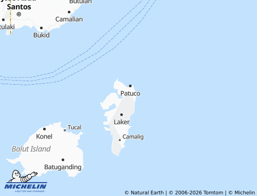 MICHELIN Camahual map - ViaMichelin