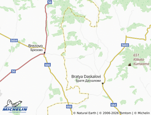 Mapa MICHELIN Pravoslav - ViaMichelin