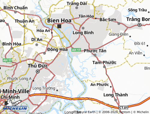 Mapa MICHELIN Long Hưng - ViaMichelin