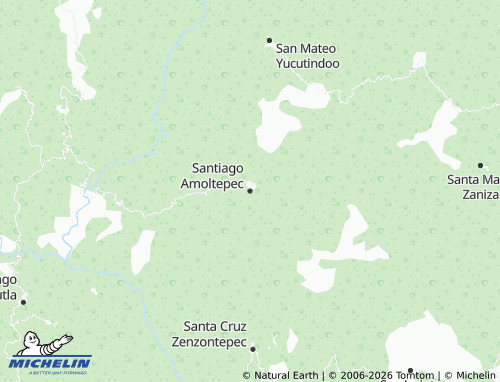 Mappa MICHELIN Santiago Amoltepec - ViaMichelin