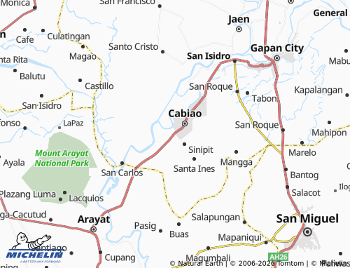 MICHELIN Santa Rita map - ViaMichelin