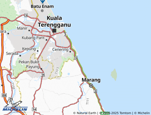 MICHELIN Taman Bukit Indah map - ViaMichelin