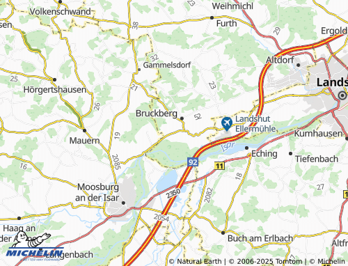 MICHELIN-Landkarte Edlkofen - ViaMichelin