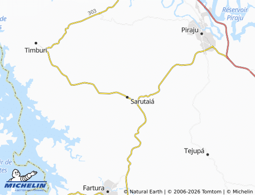 Mapa MICHELIN Sarutaiá - ViaMichelin
