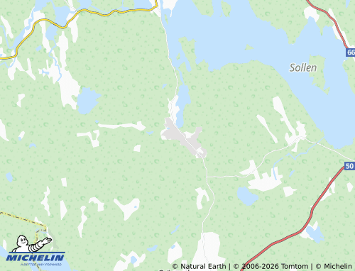 MICHELIN-Landkarte Saxdalen - ViaMichelin