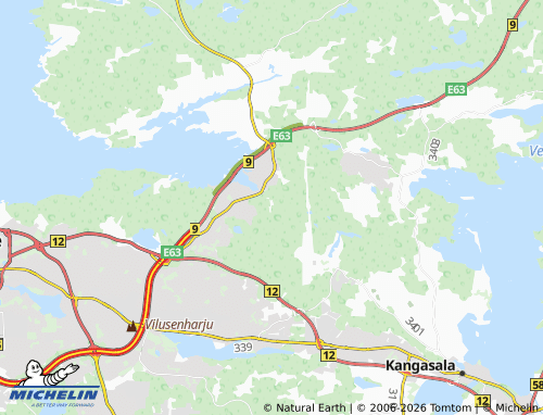 Carte MICHELIN Ojala - ViaMichelin