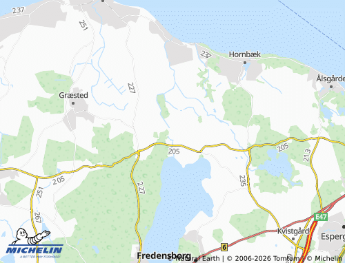 Mapa MICHELIN Esrum - ViaMichelin