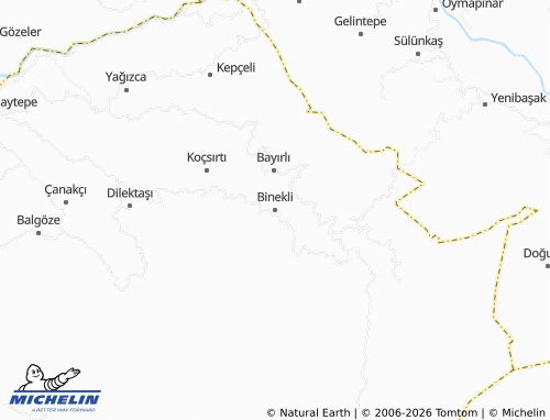 Mappa MICHELIN Binekli - ViaMichelin