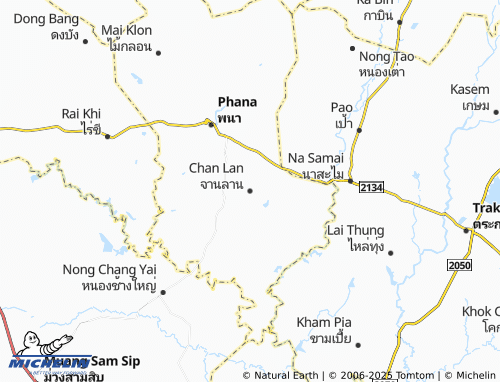 MICHELIN Chan Lan map - ViaMichelin