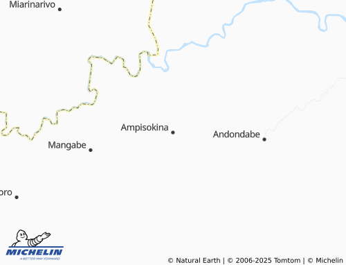 MICHELIN Ampisokina map - ViaMichelin