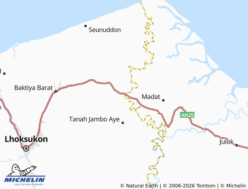 MICHELIN Kota Panton Labu map - ViaMichelin