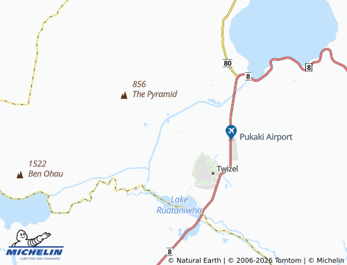 Mapa MICHELIN Ben Ohau - ViaMichelin