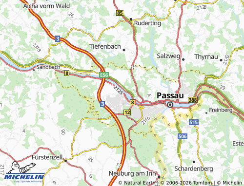 MICHELIN Heining map - ViaMichelin