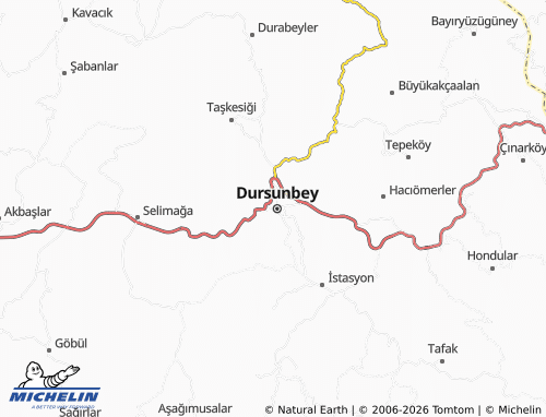 MICHELIN Mollaoğlu map - ViaMichelin
