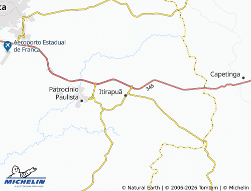 Carte MICHELIN Itirapuã - ViaMichelin