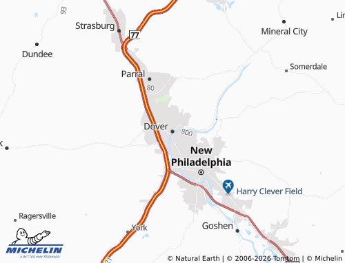 Mappa MICHELIN Dover - ViaMichelin
