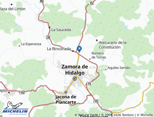 Mapa MICHELIN Lago del Bosque - ViaMichelin