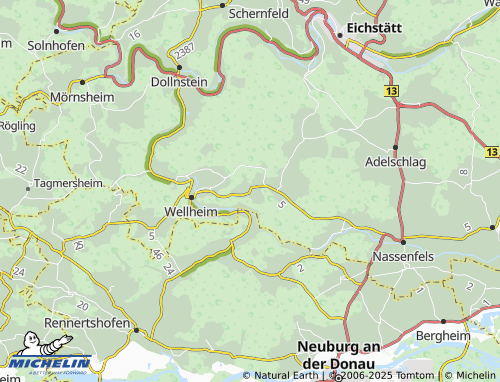 MICHELIN Hard map - ViaMichelin