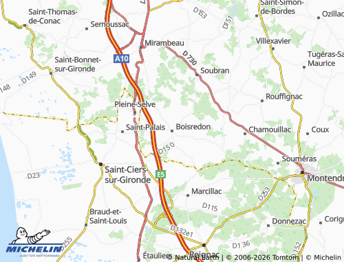 Mapa MICHELIN Boisredon - ViaMichelin