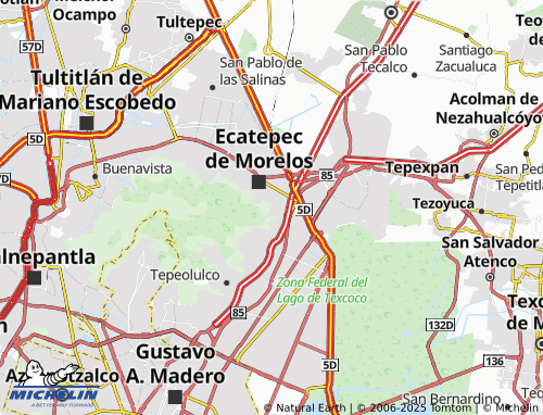Mapa MICHELIN Ampliación Izcalli - ViaMichelin