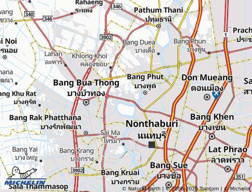 MICHELIN Khlong Phra Udom map - ViaMichelin