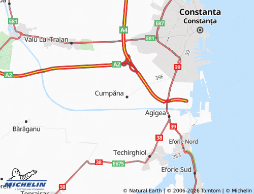 Carte MICHELIN Cumpăna - ViaMichelin