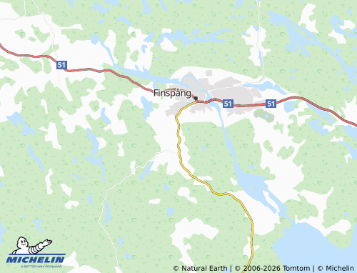MICHELIN Falla map - ViaMichelin
