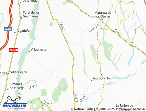 MICHELIN Fuentes de Carbajal map - ViaMichelin